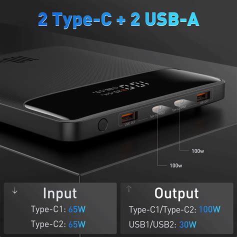 100w type c laptop charger|100w usb c portable charger.